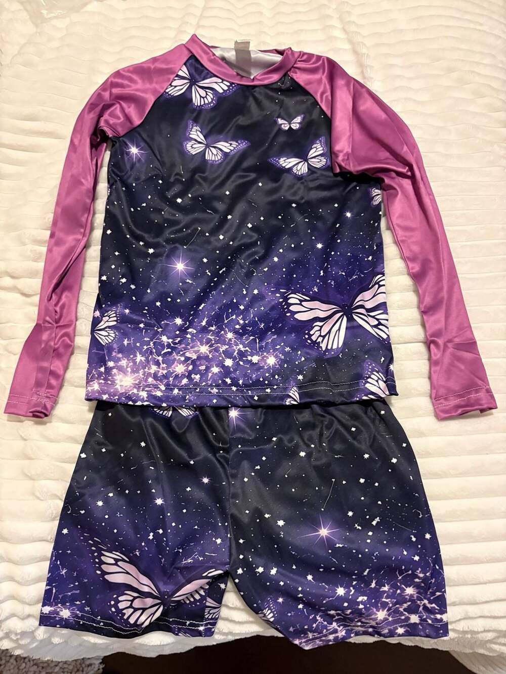 Generic Girls short Set Starry Butterfly